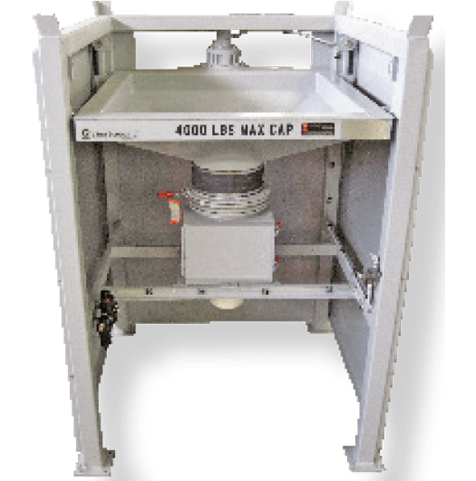 Fully enclosed Bulk Bag Support Frame (optional)