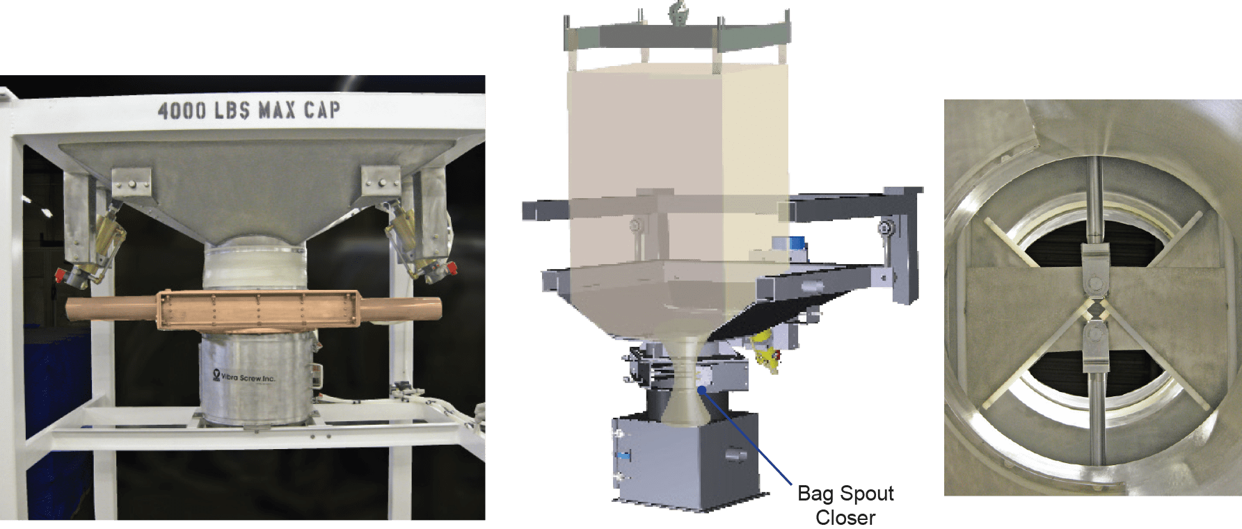 Bulk bag unloaders: telescopic design for adjustable big bag height