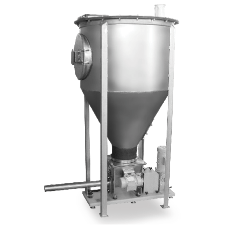 Standard VersiFeeder with free standing 8 ft<sup>3</sup> hopper Standard VersiFeeder with free standing 8 ft<sup>3</sup> hopper