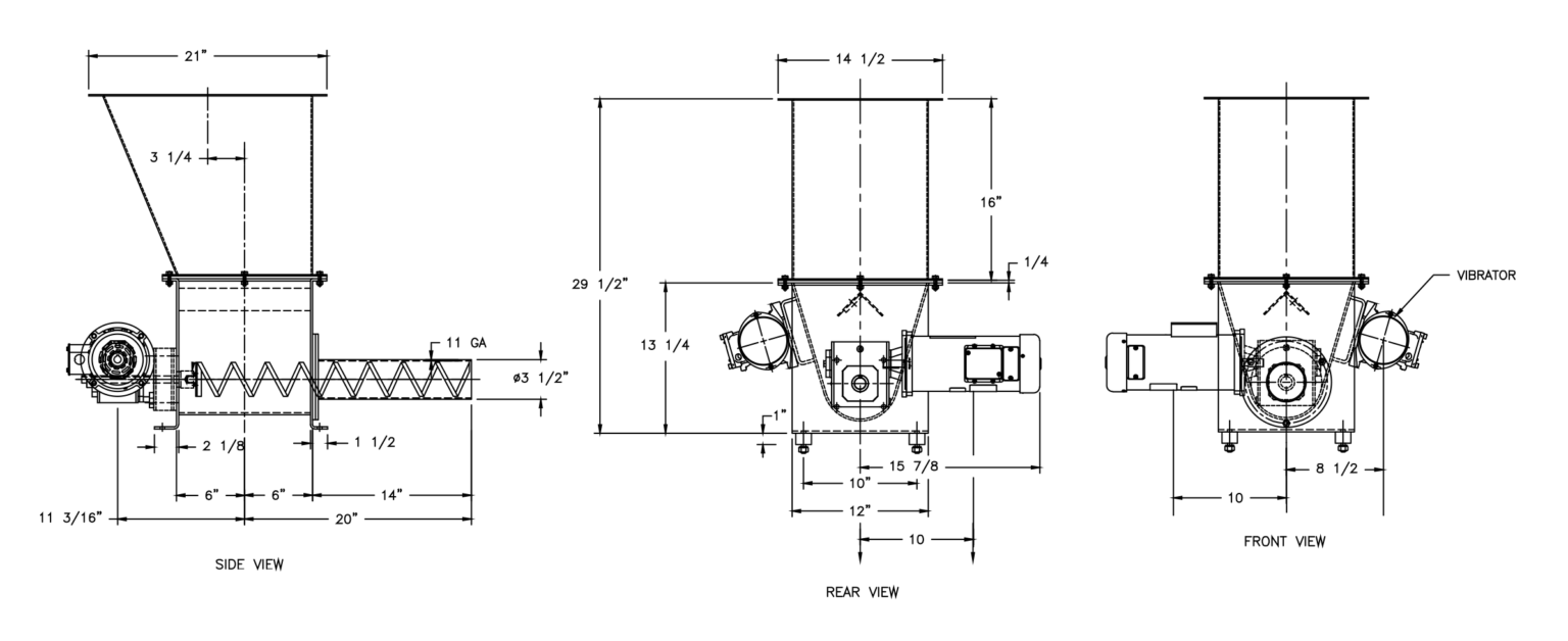 Volumetric Feeders Volumetric Feeder Vibra Screw Incorporated