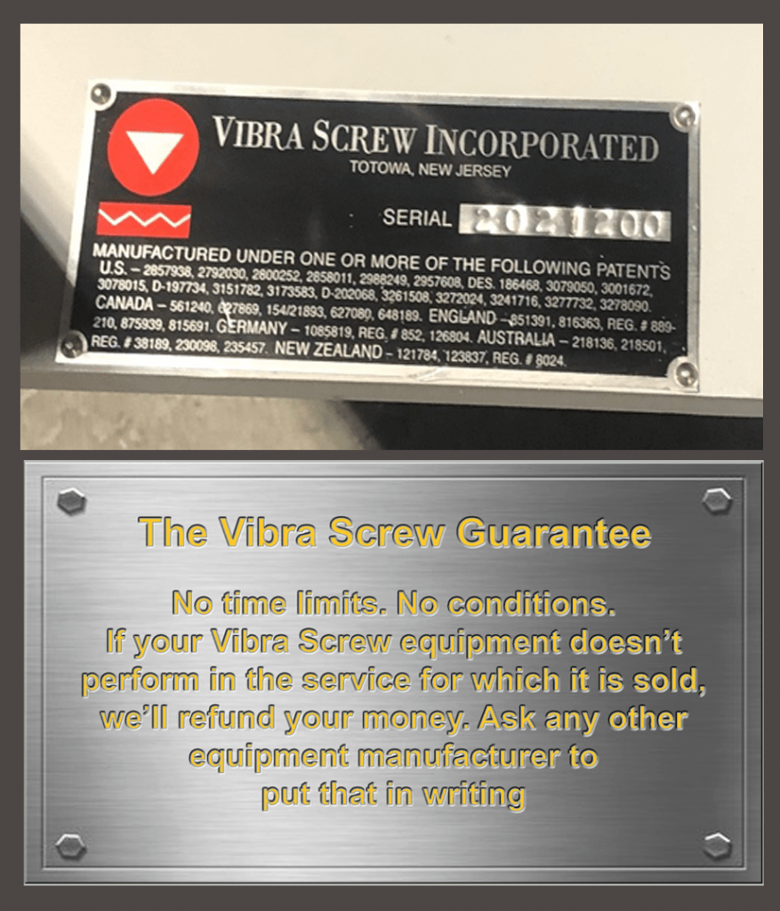 Vibra Screw Warranty